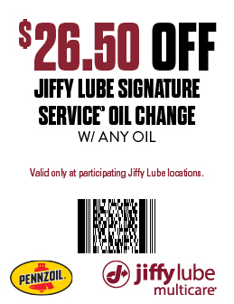 Jiffy Lube Oil Change Coupons
